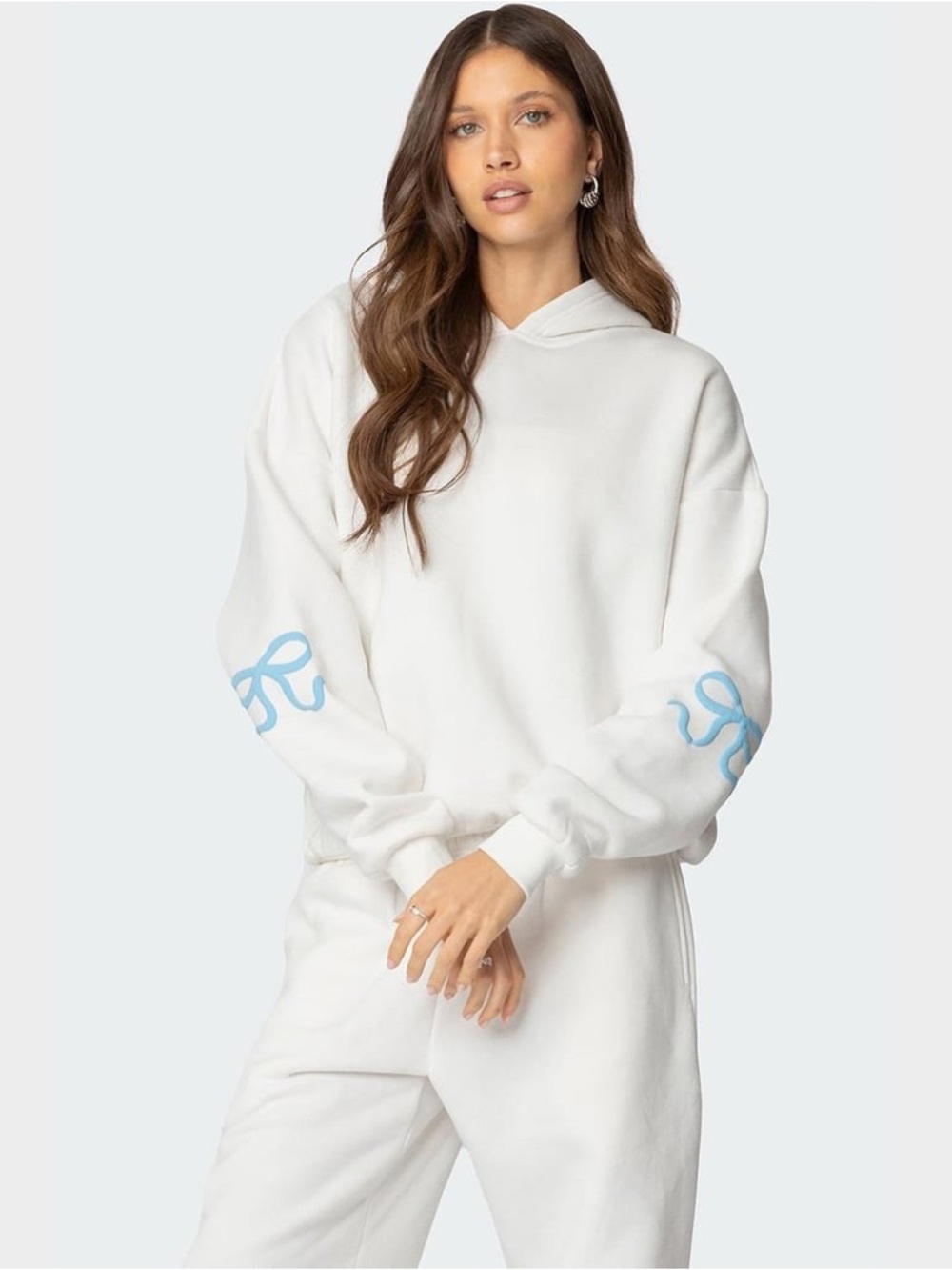 NWOT Edikted Bonney Bow Hoodie